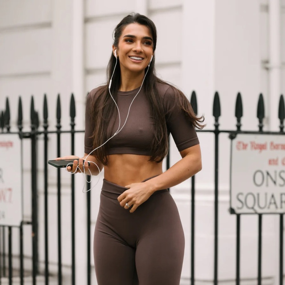 Sefi Timeless Crop In Black And Cocoa - image 1